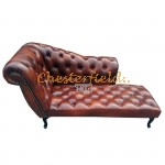 Chesterfield Recamiere Pompadour Antik Whisky C12