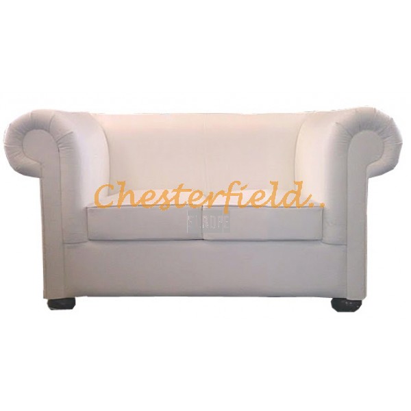 Dvojsedačka Chesterfield London Biela