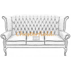 Chesterfield Queen pohovka pre 3 osoby