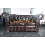 Dvojsedačka Chesterfield Classic XL Antik hnedá 