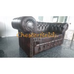 Dvojsedačka Chesterfield Classic Antik hnedá
