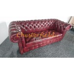 Chesterfield Williams pohovka pre 3 osoby Antik bordová A7