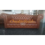 Chesterfield Classic pohovka pre 3 osoby Antik Whisky C12