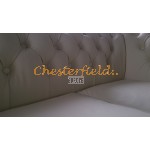 Chesterfield Classic 321 Perleťovo biela K2 sedacia súprava