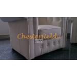 Chesterfield Classic 311 Perleťovo biela K2 sedacia súprava