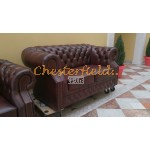 Dvojsedačka Chesterfield Windsor Antik bordová