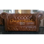 Dvojsedačka Chesterfield Lord XL Antik starozlatá