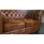 Dvojsedačka Chesterfield Lord Antik starozlatá