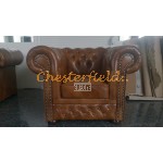 Kreslo Chesterfield Lord XL Antik starozlatá