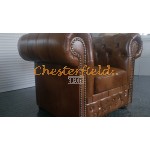 Kreslo Chesterfield Lord XL Antik starozlatá