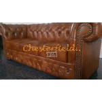 Chesterfield Lord XL pohovka pre 3 osoby Antik starozlatá S12