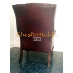 Kreslo-ušiak Chesterfield St.James Antik bordová 