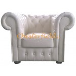 Kreslo Chesterfield Classic XL Perleťovo biela