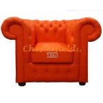 Kreslo Chesterfield Classic Orange