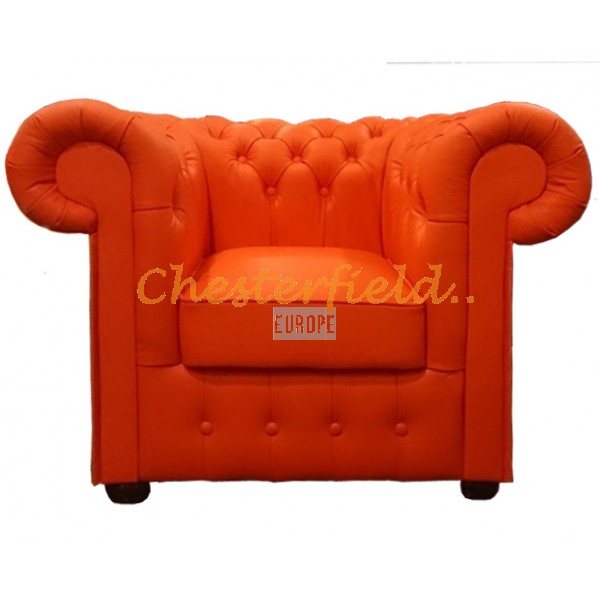 Kreslo Chesterfield Classic Orange