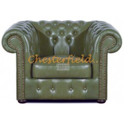 Kreslo Chesterfield Classic Olivovo zelená