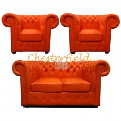 Chesterfield Classic 211 Orange K6 sedacia súprava