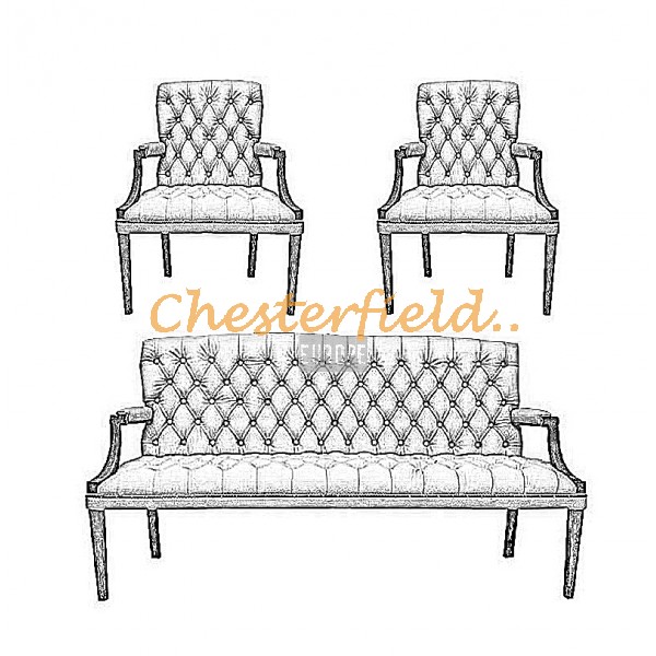 Chesterfield King 311 sedacia súprava Objednávka v iných farbách