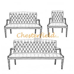 Chesterfield King 321 sedacia súprava Objednávka v iných farbách