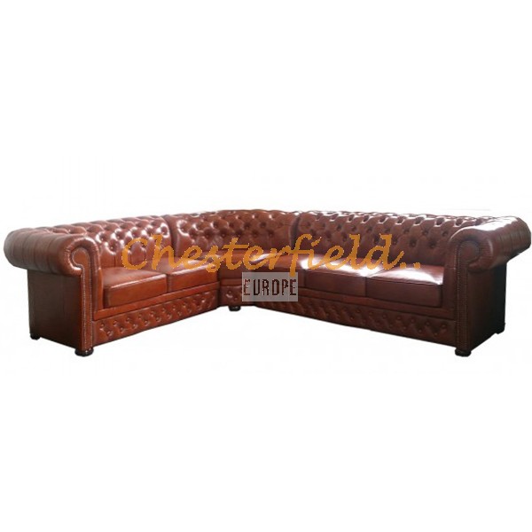 Chesterfield Lord 2+3 Antik Whisky C12 rohová sedacia súprava