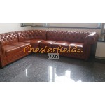 Chesterfield Lord 2+3 Antik Whisky C12 rohová sedacia súprava