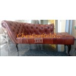 Chesterfield Recamiere Pompadour Antik Whisky C12