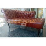 Chesterfield Recamiere Pompadour Antik Whisky C12