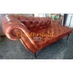 Chesterfield Recamiere Pompadour Antik Whisky C12