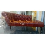 Chesterfield Recamiere Pompadour Antik Whisky C12