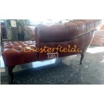 Chesterfield Recamiere Pompadour Antik Whisky C12