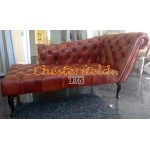 Chesterfield Recamiere Pompadour Antik Whisky C12