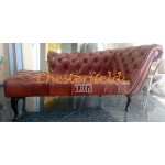 Chesterfield Recamiere Pompadour Antik Whisky C12