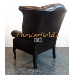 Kreslo-ušiak Chesterfield Queen Antik hnedá