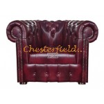 Kreslo Chesterfield Williams XL Antik bordová