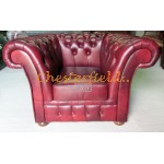 Kreslo Chesterfield Windchester XL Antik bordová 