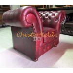 Kreslo Chesterfield Windchester XL Antik bordová 