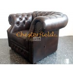 Kreslo Chesterfield Windsor Antik hnedá