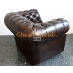 Kreslo Chesterfield Windsor Antik hnedá