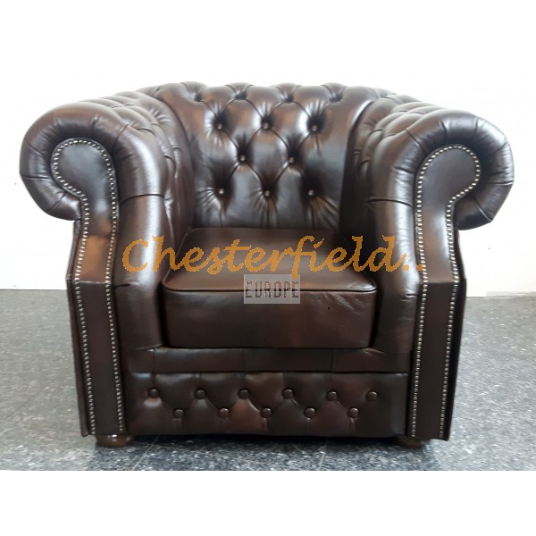 Kreslo Chesterfield Windsor XL Antik hnedá