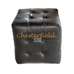 Chesterfield Cube podnožka Čierna K70