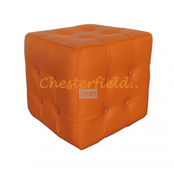 Chesterfield Cube podnožka Orange K6