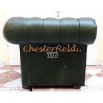 Kreslo Chesterfield Classic Antik zelená