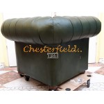 Kreslo Chesterfield Classic XL Antik zelená