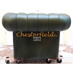 Kreslo Chesterfield Classic Antik zelená