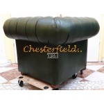 Kreslo Chesterfield Classic Antik zelená