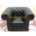 Kreslo Chesterfield Classic Antik zelená