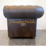 Kreslo Chesterfield Classic Antik stredne hnedá