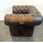 Kreslo Chesterfield Classic Antik stredne hnedá