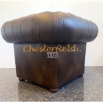 Kreslo Chesterfield Classic XL Antik stredne hnedá