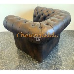 Kreslo Chesterfield Classic XL Antik stredne hnedá